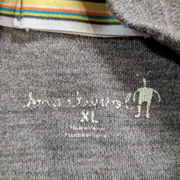 Smartwool Tan 1/4 Zip Lightweight Base Layer Merino Wool Pullover Sweater XL - Picture 7 of 9